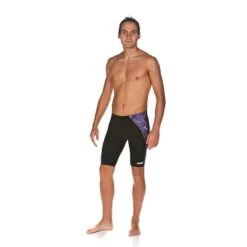 Arena Water Jammer -Swim Hub Pro 001383 black purple black front l 1