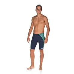 Arena Water Jammer -Swim Hub Pro 001383 navy green navy front l 1