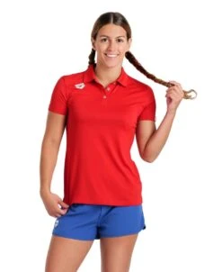 Arena Women's Team Polo 27 Arena Women's Team Polo -Swim Hub Pro 004894 400 womens team poloshirt solid 001 o