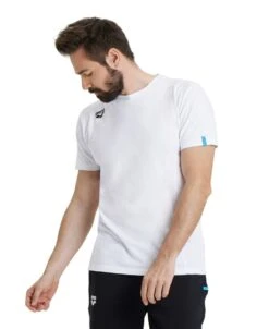 Arena Team Solid Panel Cotton T-Shirt 14 Arena Team Solid Panel Cotton T-Shirt -Swim Hub Pro 004899 100 team t shirt panel 001 o 3 4 1