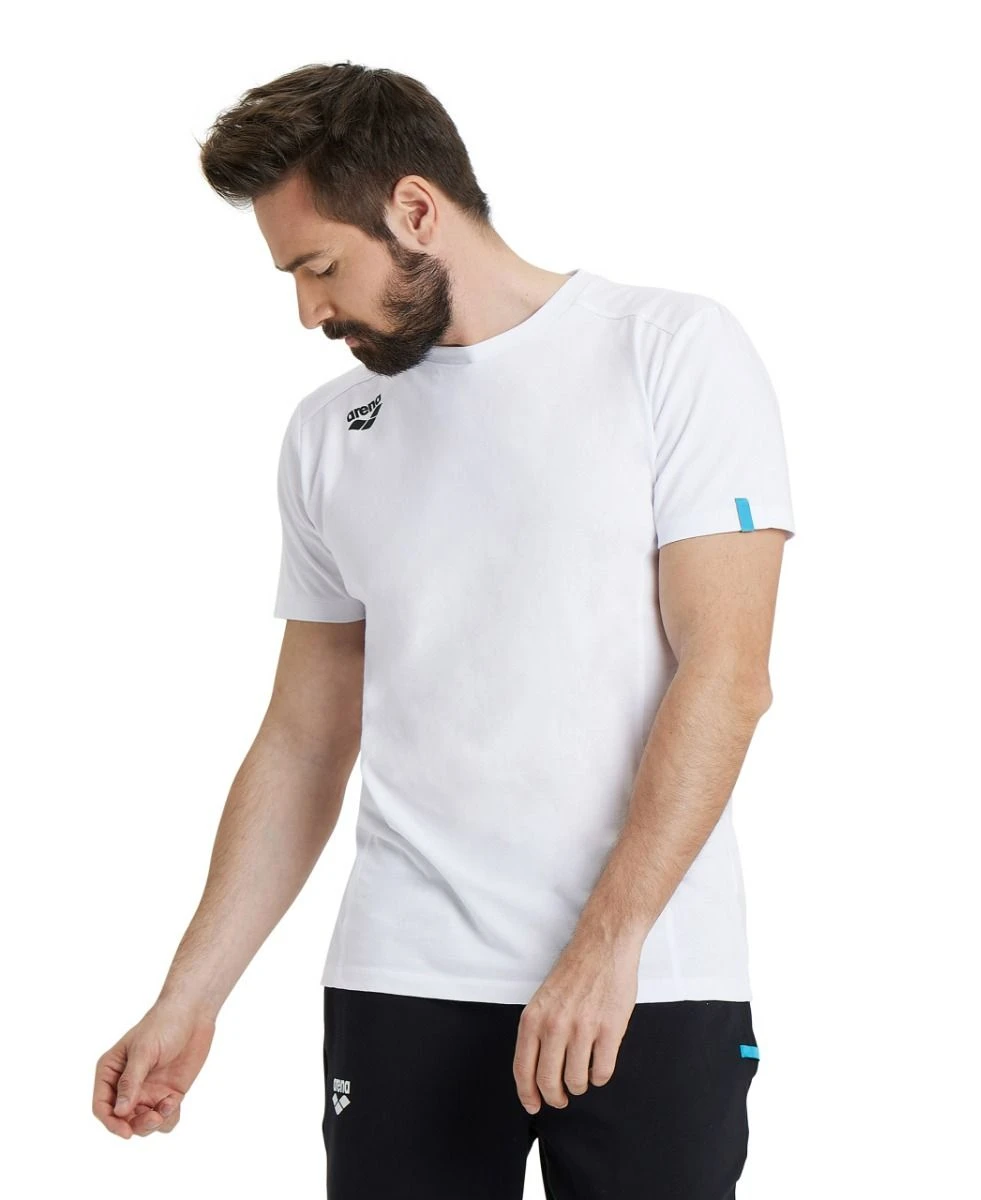 Arena Team Solid Panel Cotton T-Shirt 6 Arena Team Solid Panel Cotton T-Shirt - Image 4