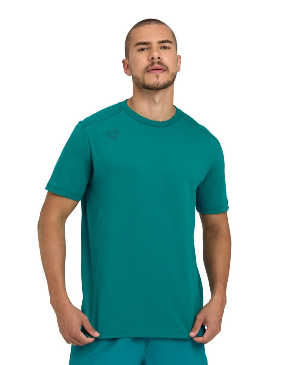 Arena Team Solid Panel Cotton T-Shirt 11 Arena Team Solid Panel Cotton T-Shirt - Image 9