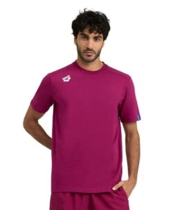 Arena Team Solid Panel Cotton T-Shirt 18 Arena Team Solid Panel Cotton T-Shirt -Swim Hub Pro 004899 990 team t shirt panel 001