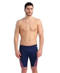 Arena Marbled Jammer 13 Arena Marbled Jammer -Swim Hub Pro 005556 740 men s swim jammer marbled f 001 o