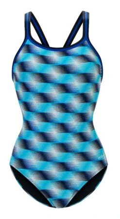Dolfin Women's Print DBX Back One Piece 18 Dolfin Women's Print DBX Back One Piece -Swim Hub Pro 0231 b45d front2 4