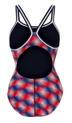 Dolfin Women's Print DBX Back One Piece 25 Dolfin Women's Print DBX Back One Piece -Swim Hub Pro 0231 b57d back 4