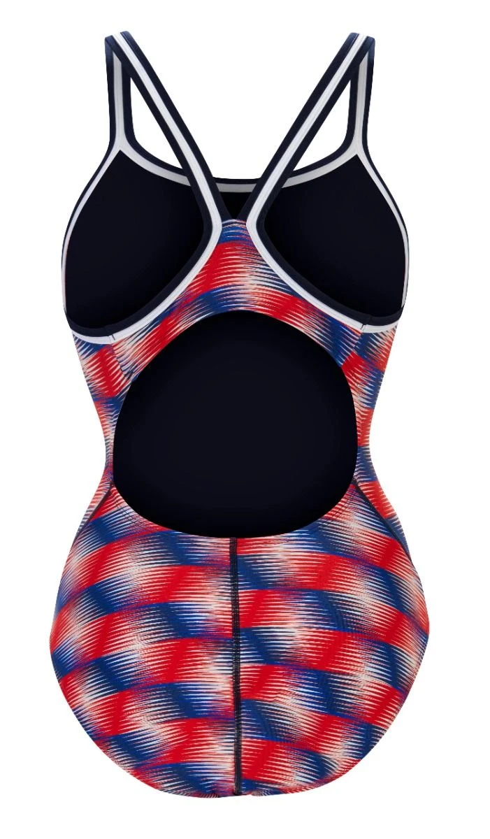 Dolfin Women's Print DBX Back One Piece 14 Dolfin Women's Print DBX Back One Piece - Image 12