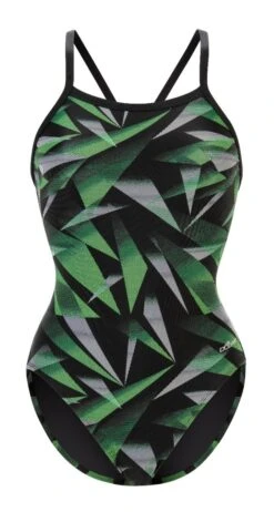 Dolfin Women's Print V2 Back One Piece -Swim Hub Pro 0531 a33d front2