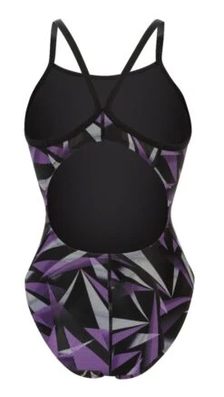 Dolfin Women's Print V2 Back One Piece -Swim Hub Pro 0531 a34d back