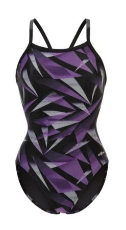Dolfin Women's Print V2 Back One Piece -Swim Hub Pro 0531 a34d front2