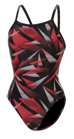 Dolfin Women's Print V2 Back One Piece -Swim Hub Pro 0531 a35d front