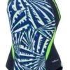 Dolfin Women's Print Color Block DBX Back One Piece 1 Dolfin Women's Print Color Block DBX Back One Piece -Swim Hub Pro 5m00 b38d front