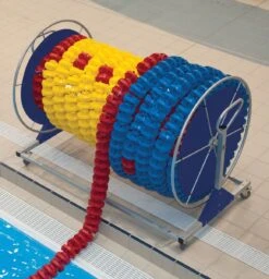 Nordesco/TSP Deluxe Lane Line Storage Reel -Swim Hub Pro 60.1425 deluxe with cables