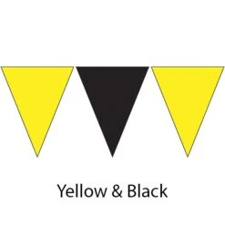 Plastic Backstroke Flags - 45 Ft. (Pair) 21 Plastic Backstroke Flags - 45 Ft. (Pair) -Swim Hub Pro 600120 ylw blk