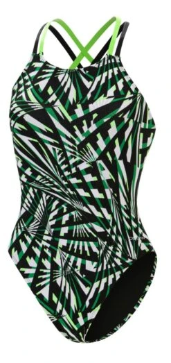 Dolfin Women's Print Atomic Double X Back 27 Dolfin Women's Print Atomic Double X Back -Swim Hub Pro 6a00 b58d front