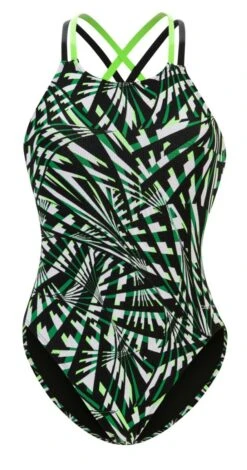 Dolfin Women's Print Atomic Double X Back 28 Dolfin Women's Print Atomic Double X Back -Swim Hub Pro 6a00 b58d front2