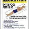 Caution Sign 1 Caution Sign -Swim Hub Pro 700