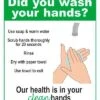 Hand Washing Plastic Sign -Swim Hub Pro 7017ws1214e img1 2