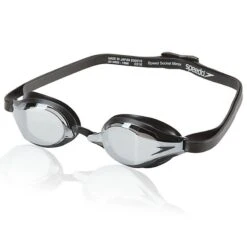 Speedo Speed Socket 2.0 Mirrored Goggle 21 Speedo Speed Socket 2.0 Mirrored Goggle -Swim Hub Pro 7750204 black silver