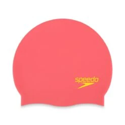 Speedo Elastomeric Solid Swim Cap -Swim Hub Pro 8 751019215097 y1
