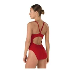 Speedo Solid Endurance Flyback 28 Speedo Solid Endurance Flyback -Swim Hub Pro 819016 maroon back