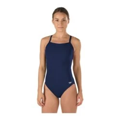Speedo Solid Endurance Flyback 25 Speedo Solid Endurance Flyback -Swim Hub Pro 819016 navy front