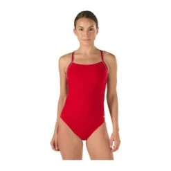 Speedo Solid Endurance + Thin Strap Swimsuit