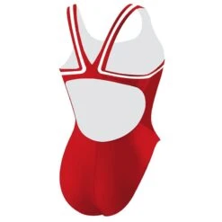 Dolfin Solid Poly DBX Back 19 Dolfin Solid Poly DBX Back -Swim Hub Pro 9582mc back red2 1