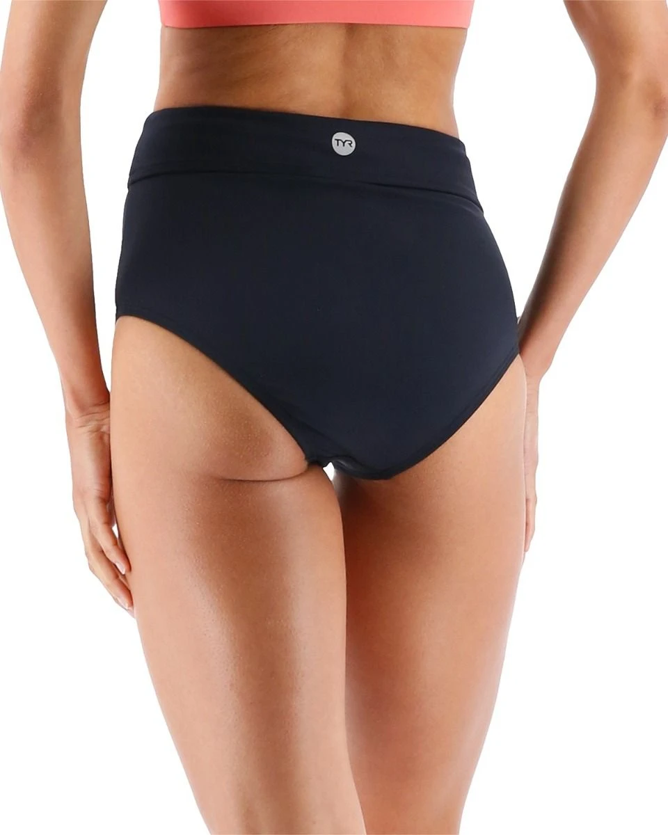 TYR Leila Solid High Waist Bottom 9 TYR Leila Solid High Waist Bottom - Image 7