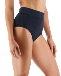 TYR Leila Solid High Waist Bottom 15 TYR Leila Solid High Waist Bottom -Swim Hub Pro blehso7a leila solid high waist bottoms black 3