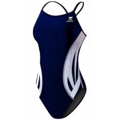 TYR Phoenix Splice Diamondfit -Swim Hub Pro dpx7 navy white front