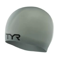 TYR Wrinkle-Free Silicone Swim Cap -Swim Hub Pro lcs grey