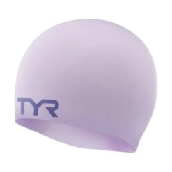 TYR Wrinkle-Free Silicone Swim Cap -Swim Hub Pro lcs lavender