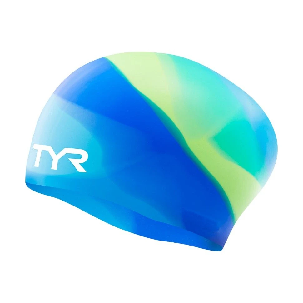 TYR Tiedye Long Hair Youth Cap 3 TYR Tiedye Long Hair Youth Cap