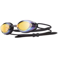 TYR Black Hawk Racing Mirrored Goggles 12 TYR Black Hawk Racing Mirrored Goggles -Swim Hub Pro lgbhm gold rainbow 1