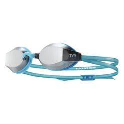 TYR Black Ops 140 EV Mirrored Racing Goggle -Swim Hub Pro lgbkopmj silver blue 1