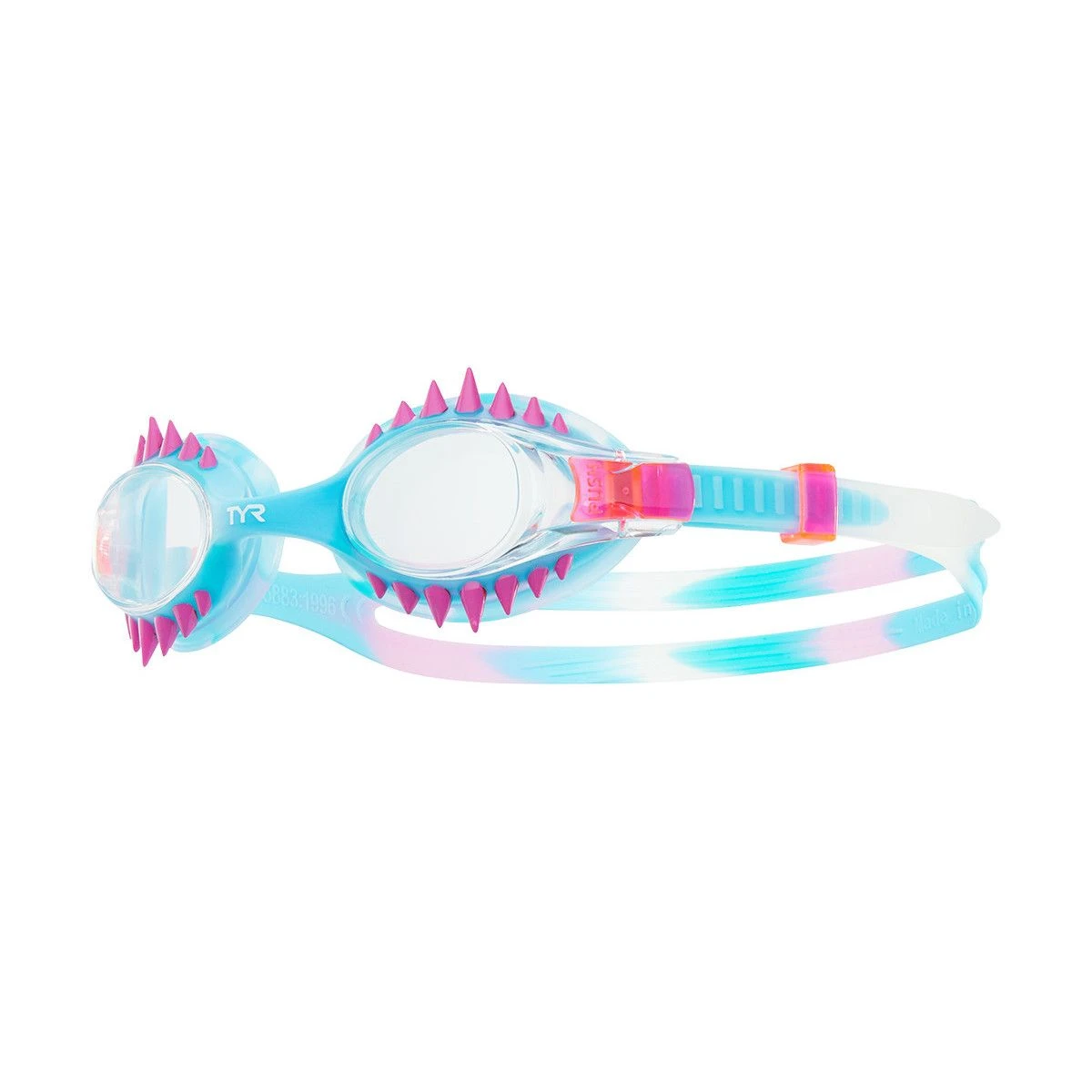 TYR Kid's Swimple Spikes Tie Dye Goggles 3 TYR Kid's Swimple Spikes Tie Dye Goggles
