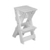 Lifeguard Chair Stool 1 Lifeguard Chair Stool -Swim Hub Pro lifeguard chair stool white