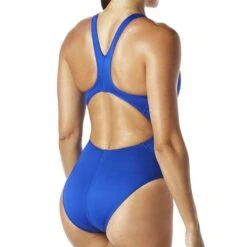 TYR Solid Maxfit Swimsuit -Swim Hub Pro mso1 royal back r