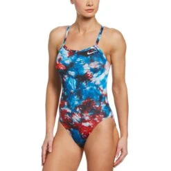 Nike Hydrastrong Tie Dye Crossback One Piece -Swim Hub Pro nessb006 933
