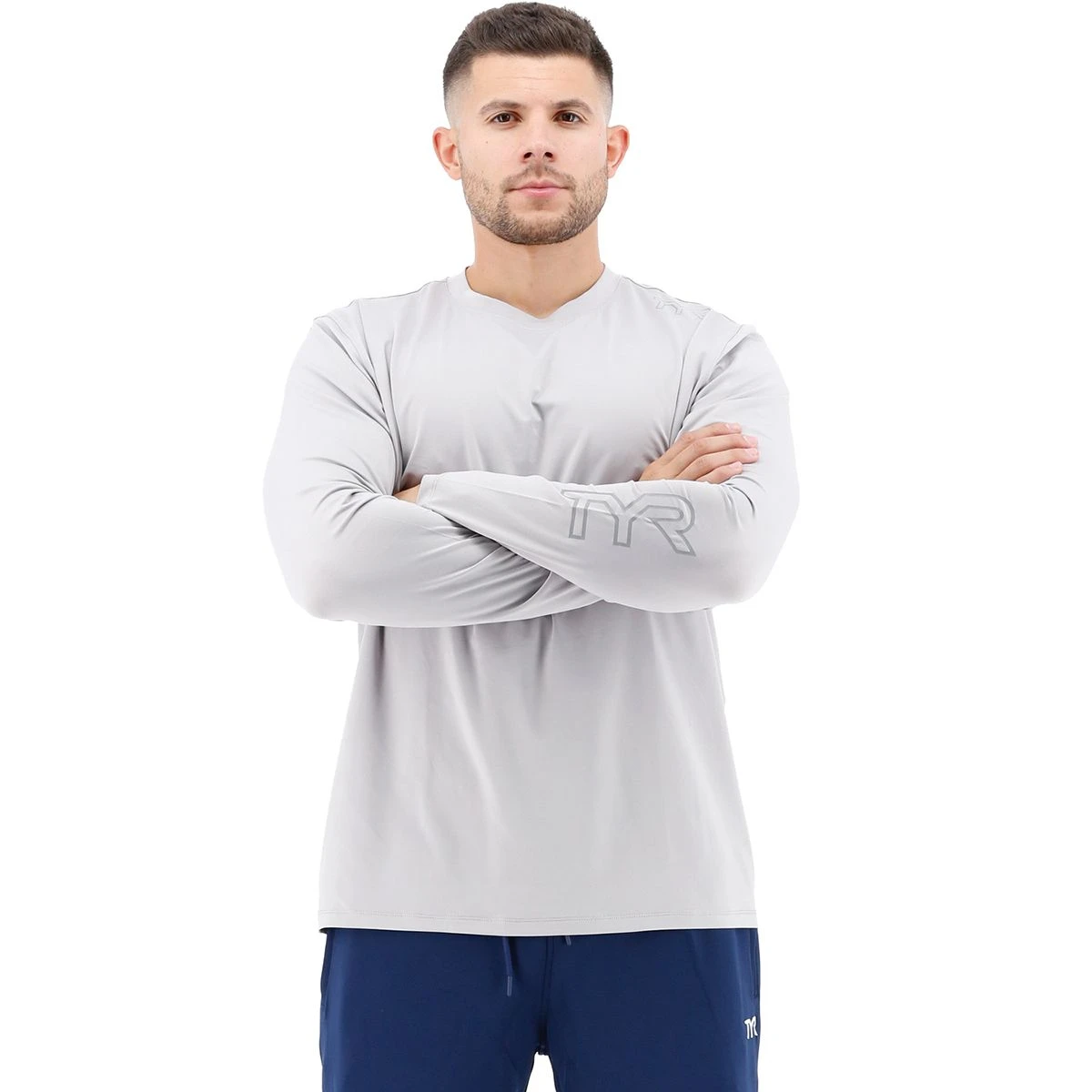 TYR Men's Long Sleeve Sun Shirt 7 TYR Men's Long Sleeve Sun Shirt - Image 5