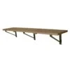 Wall-Mounted Plastic Bench 2 Wall-Mounted Plastic Bench -Swim Hub Pro wall mounted plastic bench
