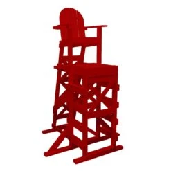 Tailwind X-Tall Lifeguard Chair -Swim Hub Pro xtlg540 red 2